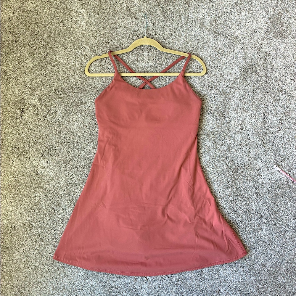 Halara Light Pink Built-In Shorts Active Dress – Size M